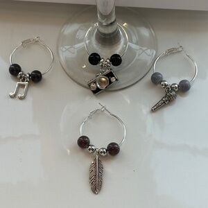 4 - Wine Glass Charms